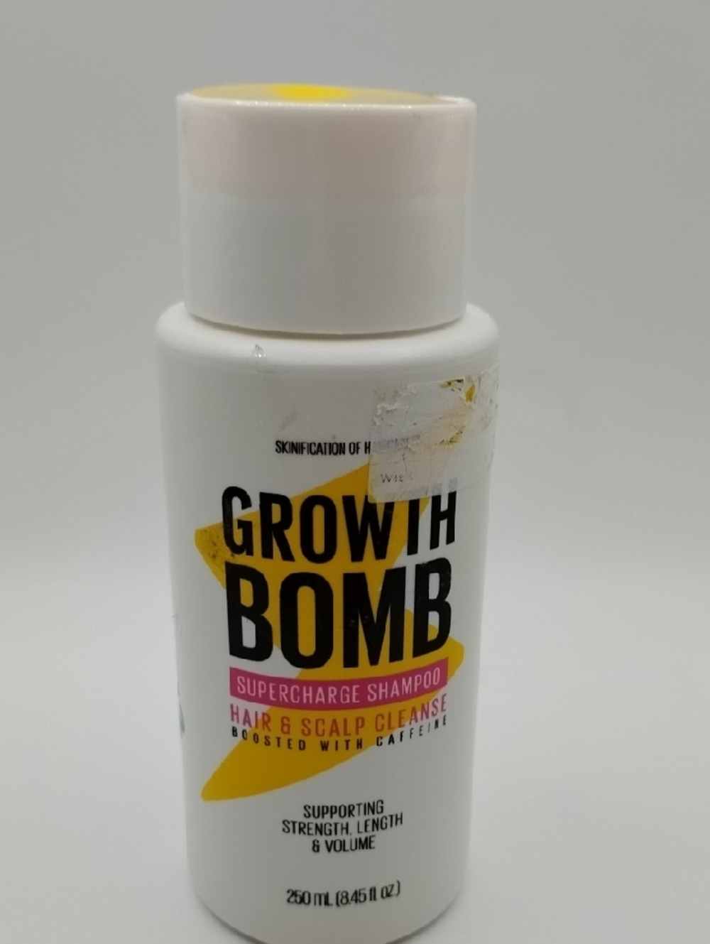 Growth Bomb Supercharge Shampoo Hair & Scalp Cleanse Boosted With Caffeine - Picture 3 of 4
